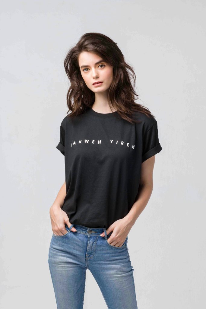 black t shirts and blue jeans